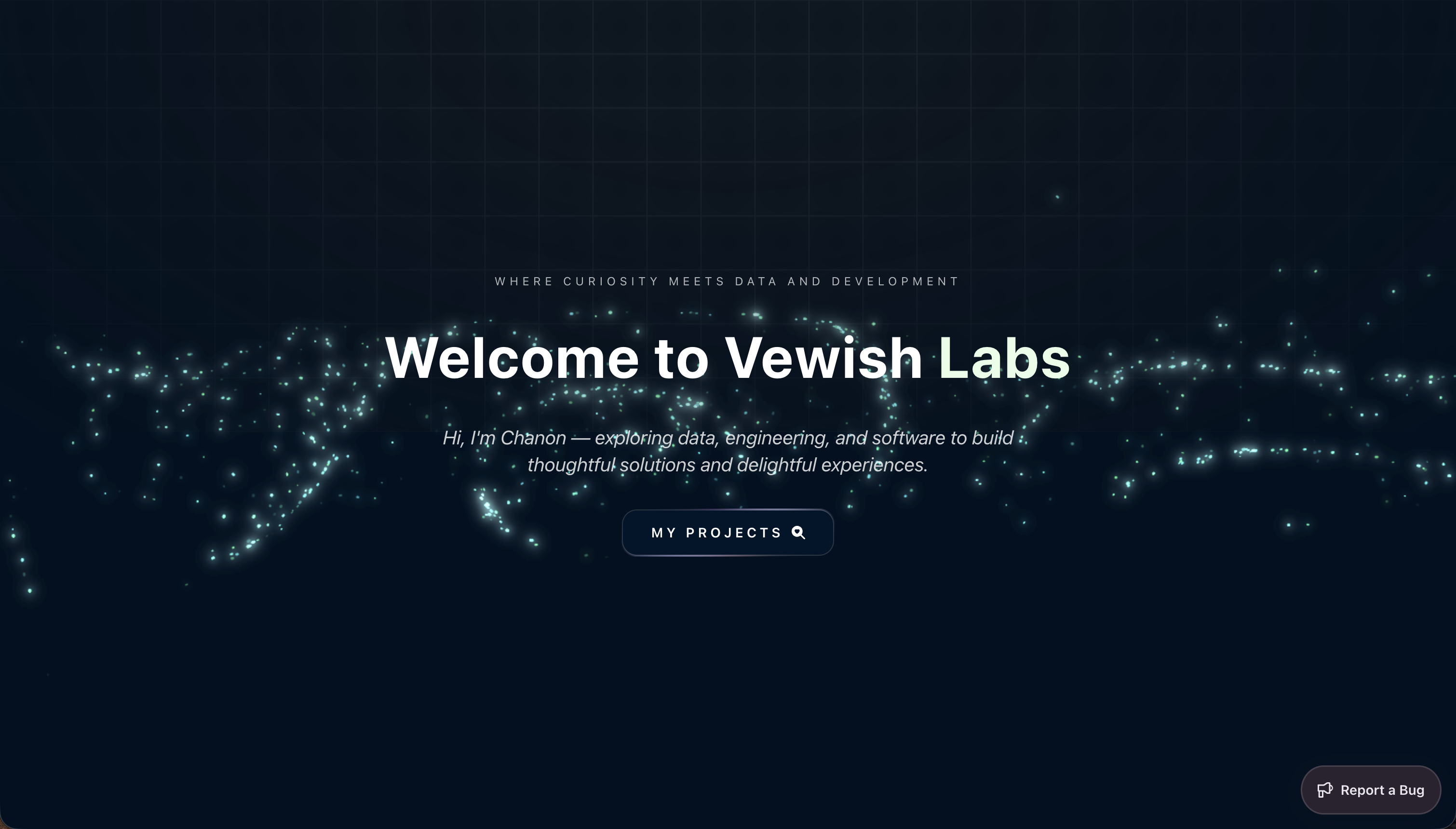 Preview of the Vewish Labs website